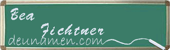 Bea Fichtner Visitenkarte